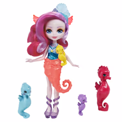Royal Enchantimals OCEAN KINGDOM SEDDA SEAHORSE FAMILY Dolls