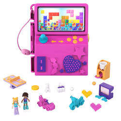 Polly Pocket RACE & ROCK Arcade Compact