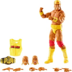 Mattel WWE Hulk Hogan Ultimate Edition Fan TakeOver Action Figure with Articulation  Life-like Detail & Accessories  6-inch