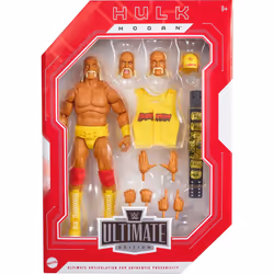 Mattel WWE Hulk Hogan Ultimate Edition Fan TakeOver Action Figure with Articulation  Life-like Detail & Accessories  6-inch