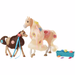 Spirit Stable Style Chica Linda & Foal, 3 yr(s), Multicolour, Plastic