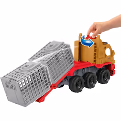 âFisher-Price Imaginext Jurassic World Camp Cretaceous Dinosaur Hauler & Yaz figure and vehicle set for preschool kids ages 3 to 8