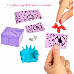 Barbie Colour Reveal Pet with Blue Metallic Coating & 5 Surprises Toy Mattel