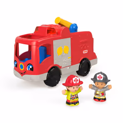 Fisher-Price Little People Helping Others Fire Truck, Fire truck, 1 yr(s), AA, Plastic, Multicolour