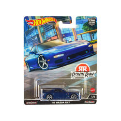 1995 Mazda RX7 Blue Metallic ""Ronin Run"" Series Diecast Model Car by Hot Wheels