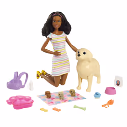 Barbie Doll and Pets, Fashion doll, Female, 3 yr(s), Girl, 298.4 mm, Multicolour