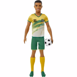 Barbie Careers Ken Fashion Doll & Accessory  Soccer Player with Short