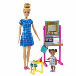 Barbie Teacher - Caucasian, Fashion doll, Female, 3 yr(s), Girl, 196 mm, Multicolour