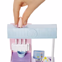 Barbie Ice Cream Shop Playset, Doll and Accessories, Fashion doll, Female, 4 yr(s), Girl, 294 mm, Multicolour