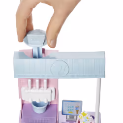 Barbie Ice Cream Shop Playset, Doll and Accessories