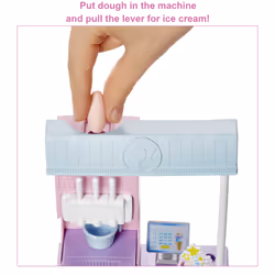 Barbie Ice Cream Shop Playset, Doll and Accessories - Additional view 5