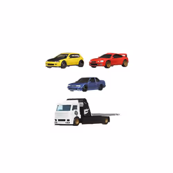Premium Collect Display Sets with 3 1:64 Scale Die-Cast Cars & 1 Team Transport Vehicle, Collectors' Favorites, 2 Sets in the ...