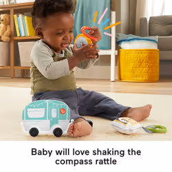 Fisher-Price S'more Fun Camping Gift Set  3 outdoor-themed baby toys a