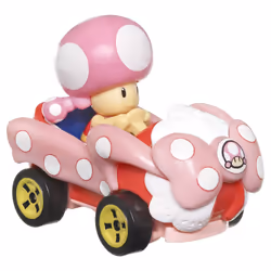 Hot Wheels Mario Kart Characters and Karts as 1:64 Die-Cast Cars