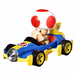 Hot Wheels Mario Kart Characters and Karts as 1:64 Die-Cast Cars, Racing vehicle, 3 yr(s), Metal, Plastic, Multicolour