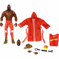 WWE Ultimate Edition Mr. T Action Figure 6-inch Collectible with Extr