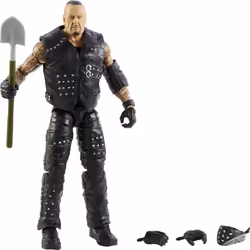 WWE Undertaker Top Picks Elite Collection Action Figure with Boneyard Match Accessories  6-inch Posable Collectible Gift for WWE Fans Ages 8 Years Old