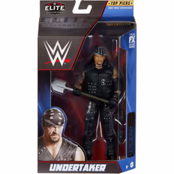 WWE Undertaker Top Picks Elite Collection Action Figure with Boneyard Match Accessories  6-inch Posable Collectible Gift for WWE Fans Ages 8 Years Old