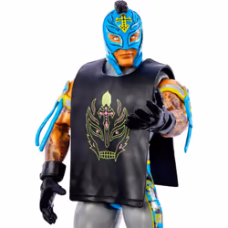 Mattel WWE Rey Mysterio Top Picks Elite Collection Action Figure with Entrance Shirt  6-inch Posable Collectible Gift for WWE Fans Ages 8 & Up