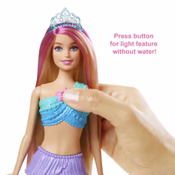 Barbie Dreamtopia Twinkle Lights Mermaid Doll - Additional view 4