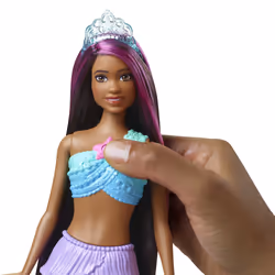 Barbie Dreamtopia Twinkle Lights Mermaid Doll, Fashion doll, Female, 3 yr(s), Girl, Light effects, 365 mm