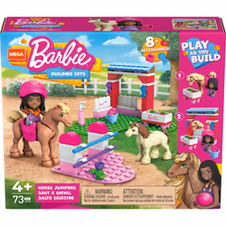 MEGA Barbie Horse Jumping, Building set, 4 yr(s), 73 pc(s), 210 g