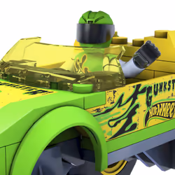 MEGA Hot Wheels Construx Gunkster Monster Truck, Building set, 5 yr(s), Plastic, 69 pc(s), 215 g