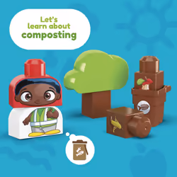 MEGA BLOKS Green Town Sort & Recycle Squad - Additional view 8