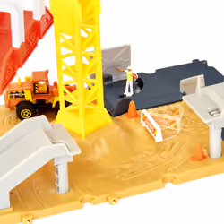 Matchbox Action Drivers Construction Site, Vehicle & track set, 3 yr(s), Plastic, Multicolour