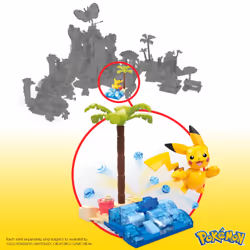MEGA Pokémon Pikachu's Beach Splash - Additional view 7