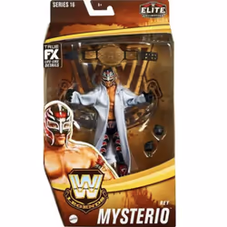 WWE Rey Mysterio Elite Collection True FX Series 16 Legends Action Fig