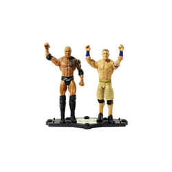 The Rock vs John Cena Championship Showdown 2-Pack 6-inch Action Figures Monday Night RAW Battle Pack for Ages 6 Years Old & Up
