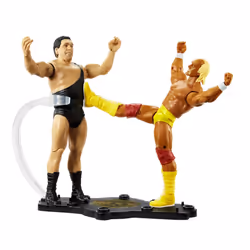 Mattel Hulk Hogan vs Andre The Giant Championship Showdown 2-Pack 6-inch Action Figures Friday Night Smackdown Battle Pack fo ...