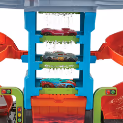 Hot Wheels City Mega Tower Car Wash, Vehicle & track set, 4 yr(s), Plastic, Multicolour