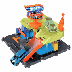 Hot Wheels City Downtown Express Car Wash Playset