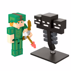 Minecraft Alex Vs Wither Figures