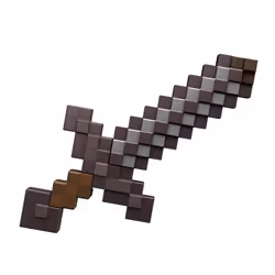 Minecraft Toys Deluxe Netherite Sword Kid-sized Minecraft-Game Role-