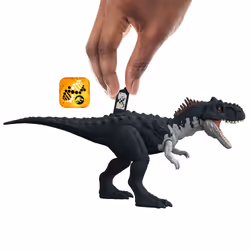 Jurassic World ROAR STRIKERS Rajasaurus, 4 yr(s), Navy, White, Plastic