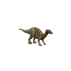 Jurassic World Dominion Roar Strikers Iguanadon Dinosaur Action Figure with Attack Motion and Sound, Toy Gift with Physical and Digital Play