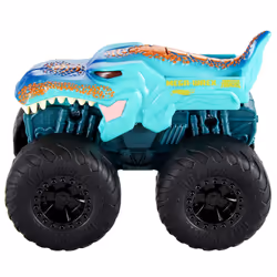 Hot Wheels Monster Trucks Roarin’ Wreckers Mega Wrex Truck, Toy for Kids