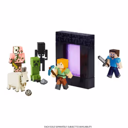 Minecraft Creeper Action Figure  3.25-in  with 1 Build-a-Portal Piece
