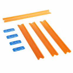 Hot Wheels Track Builder Unlimited Straight Track Pack, Track set, 4 yr(s), Blue, Orange
