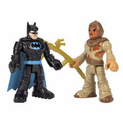 Fisher-Price Imaginext DC Super Friends Batman & Scarecrow, 3 yr(s), Black, Brown