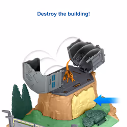 Mattel Jurassic World Minis Playset Giant Dino Rampage Playset - Additional view 4