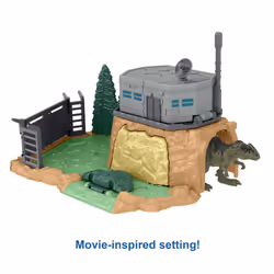 Mattel Jurassic World Minis Playset Giant Dino Rampage Playset - Additional view 5