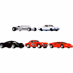 Hot Wheels Jay Lenos garage container Set  5 1:64 Scale Premium cars In collectible container  MetalMetal  Realriders  gift f ...