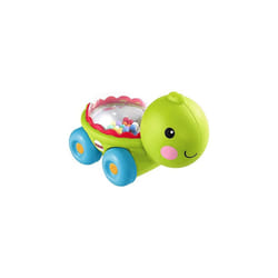 Fisher-Price Poppity Pop Turtle, infant push-along vehicle that encourages crawling