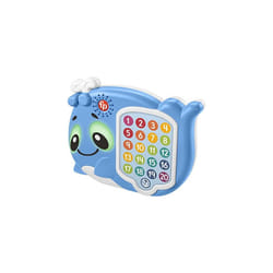 Fisher-Price Linkimals 1-20 count & Quiz Whale, Interactive Musical Learning Toy with Lights and games for Toddlers Ages 18 Months and Older