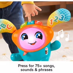 Fisher-Price Baby & Toddler Learning Toy DJ Bouncin Beats with Music Lights & Bouncing Action for Ages 9+ Months
