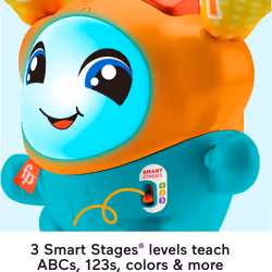 Fisher-Price Baby & Toddler Learning Toy DJ Bouncin Beats with Music Lights & Bouncing Action for Ages 9+ Months